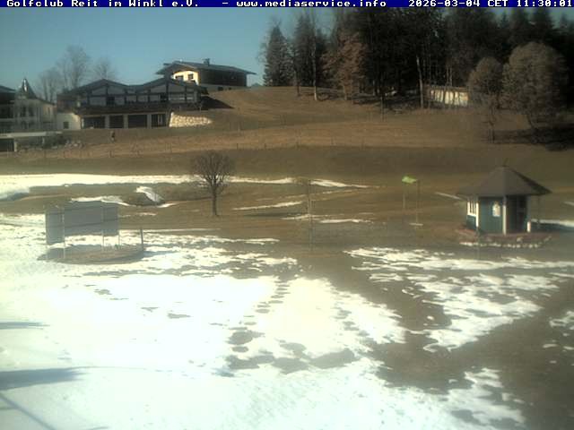 Archiv Foto Webcam Reit im Winkl: Golfplatz