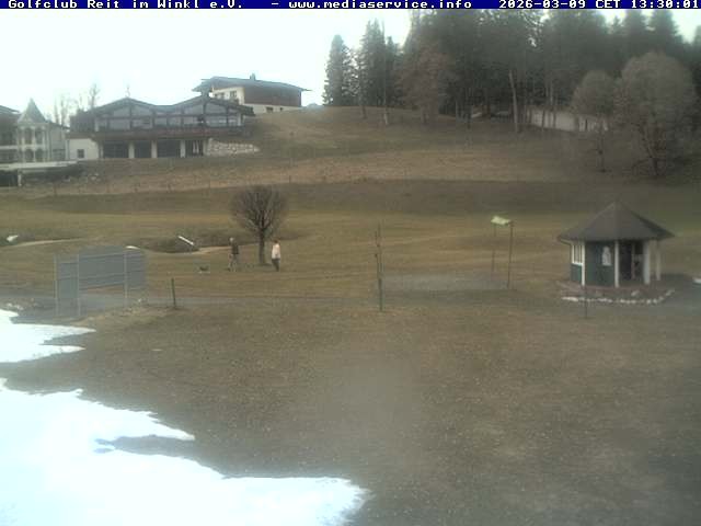 Archiv Foto Webcam Reit im Winkl: Golfplatz