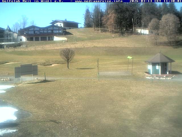 Archiv Foto Webcam Reit im Winkl: Golfplatz
