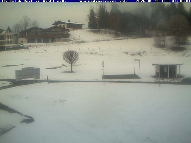 Archiv Foto Webcam Reit im Winkl: Golfplatz