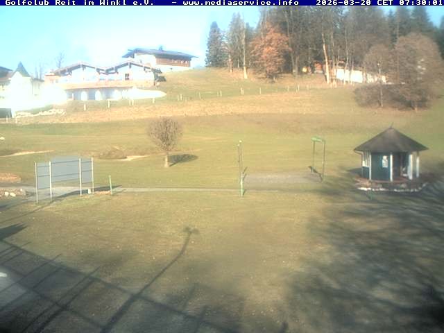 Archiv Foto Webcam Reit im Winkl: Golfplatz