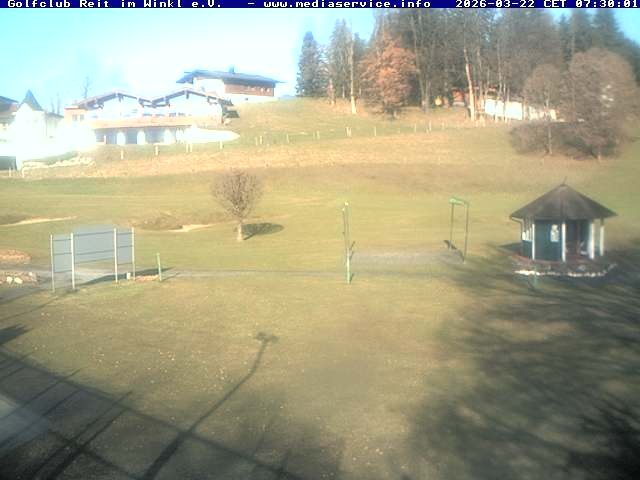 Archiv Foto Webcam Reit im Winkl: Golfplatz