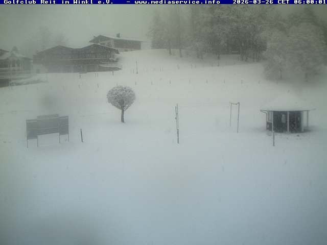 Archiv Foto Webcam Reit im Winkl: Golfplatz