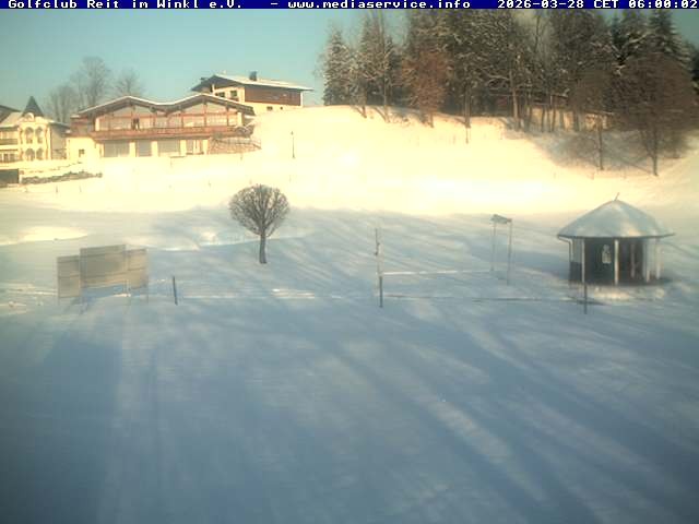 Archiv Foto Webcam Reit im Winkl: Golfplatz