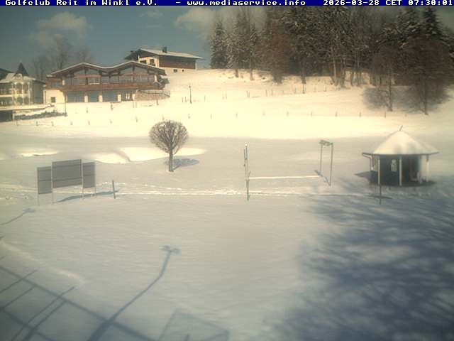 Archiv Foto Webcam Reit im Winkl: Golfplatz