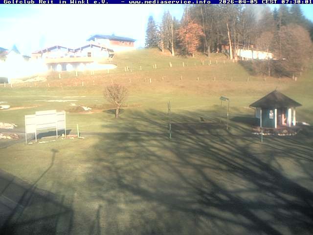 Archiv Foto Webcam Reit im Winkl: Golfplatz