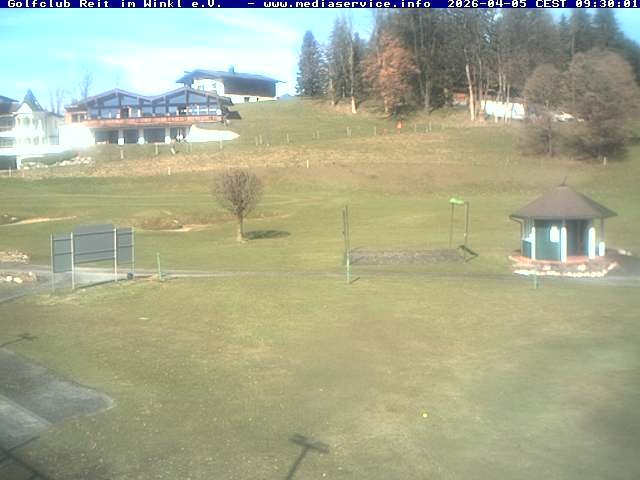 Archiv Foto Webcam Reit im Winkl: Golfplatz