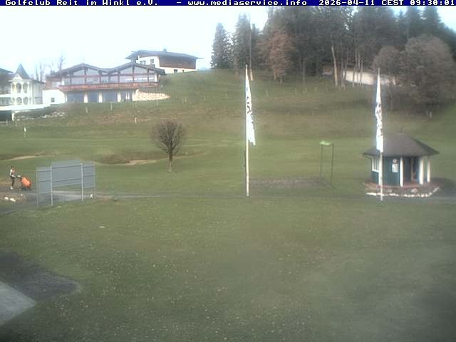 Archiv Foto Webcam Reit im Winkl: Golfplatz