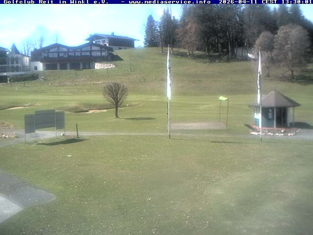 Archiv Foto Webcam Reit im Winkl: Golfplatz