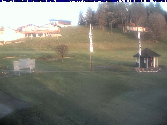 Archiv Foto Webcam Reit im Winkl: Golfplatz
