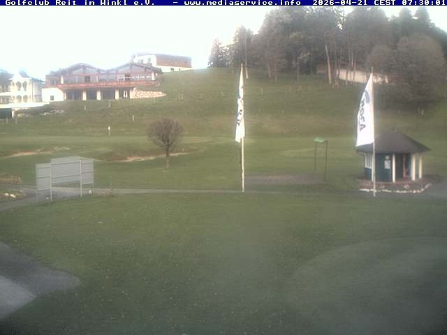 Archiv Foto Webcam Reit im Winkl: Golfplatz