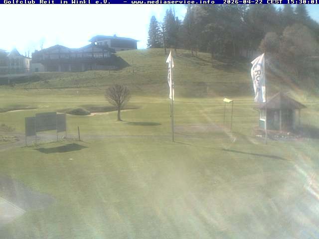 Archiv Foto Webcam Reit im Winkl: Golfplatz