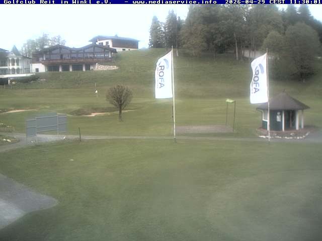 Archiv Foto Webcam Reit im Winkl: Golfplatz
