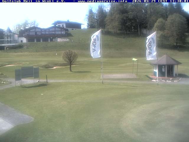 Archiv Foto Webcam Reit im Winkl: Golfplatz