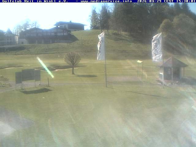 Archiv Foto Webcam Reit im Winkl: Golfplatz
