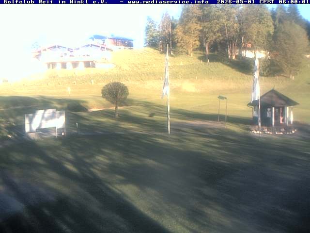 Archiv Foto Webcam Reit im Winkl: Golfplatz