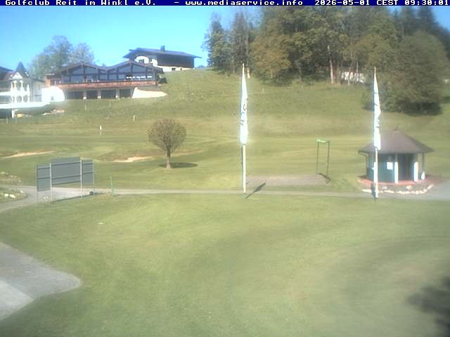 Archiv Foto Webcam Reit im Winkl: Golfplatz