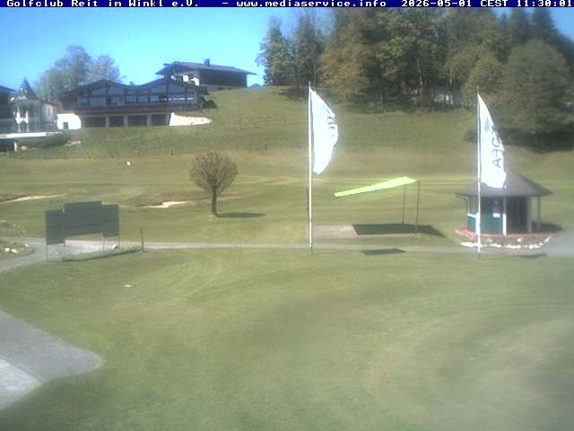 Archiv Foto Webcam Reit im Winkl: Golfplatz