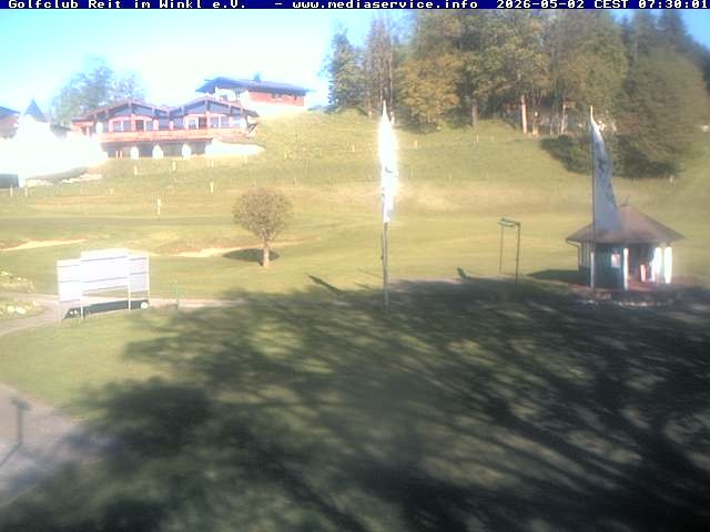Archiv Foto Webcam Reit im Winkl: Golfplatz