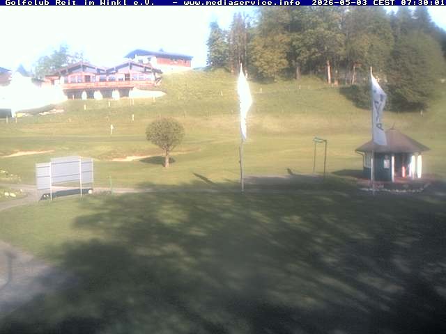 Archiv Foto Webcam Reit im Winkl: Golfplatz