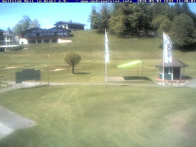 Archiv Foto Webcam Reit im Winkl: Golfplatz