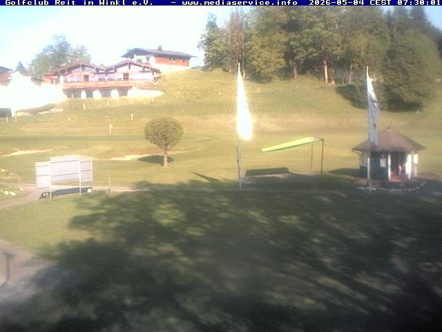 Archiv Foto Webcam Reit im Winkl: Golfplatz