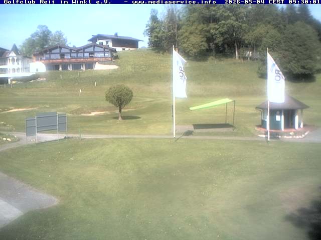 Archiv Foto Webcam Reit im Winkl: Golfplatz