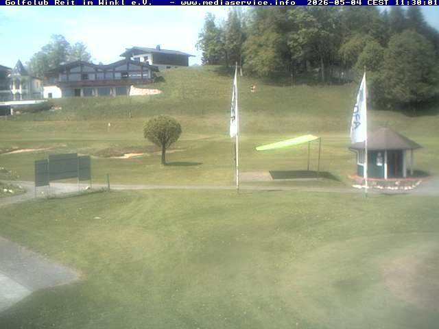 Archiv Foto Webcam Reit im Winkl: Golfplatz