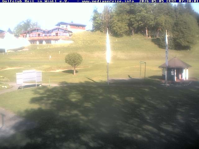 Archiv Foto Webcam Reit im Winkl: Golfplatz
