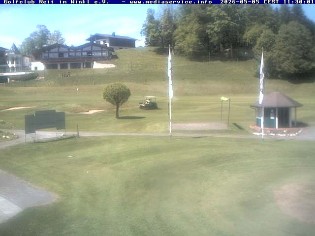 Archiv Foto Webcam Reit im Winkl: Golfplatz