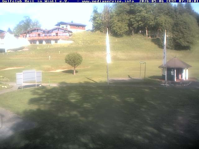 Archiv Foto Webcam Reit im Winkl: Golfplatz