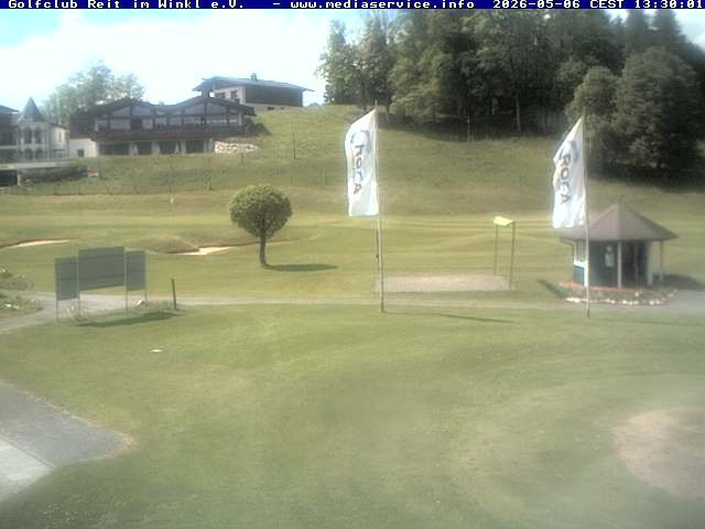 Archiv Foto Webcam Reit im Winkl: Golfplatz