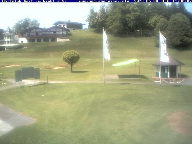 Archiv Foto Webcam Reit im Winkl: Golfplatz