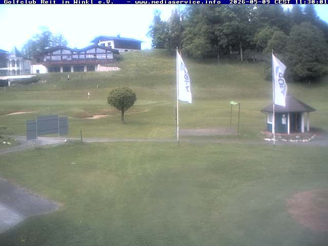 Archiv Foto Webcam Reit im Winkl: Golfplatz