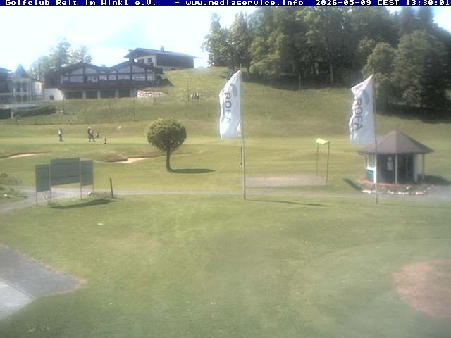 Archiv Foto Webcam Reit im Winkl: Golfplatz