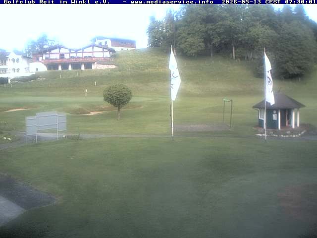 Archiv Foto Webcam Reit im Winkl: Golfplatz