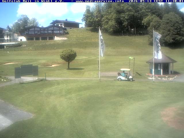 Archiv Foto Webcam Reit im Winkl: Golfplatz