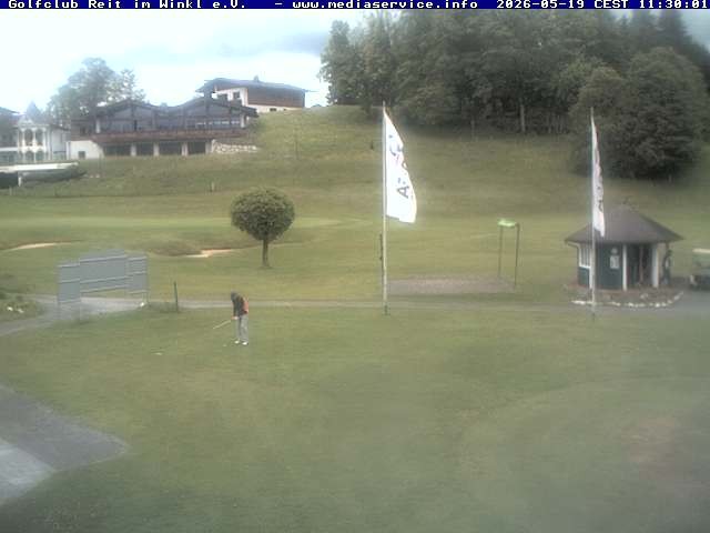 Archiv Foto Webcam Reit im Winkl: Golfplatz