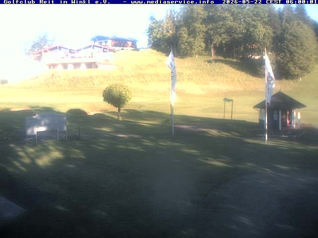 Archiv Foto Webcam Reit im Winkl: Golfplatz