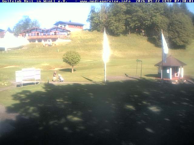 Archiv Foto Webcam Reit im Winkl: Golfplatz