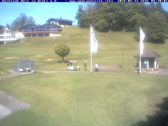Archiv Foto Webcam Reit im Winkl: Golfplatz
