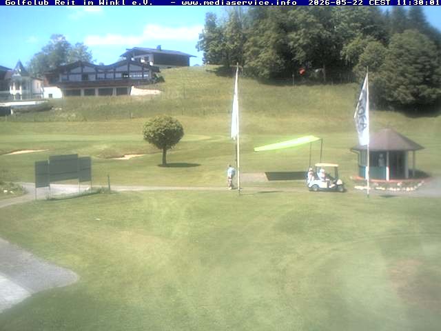 Archiv Foto Webcam Reit im Winkl: Golfplatz