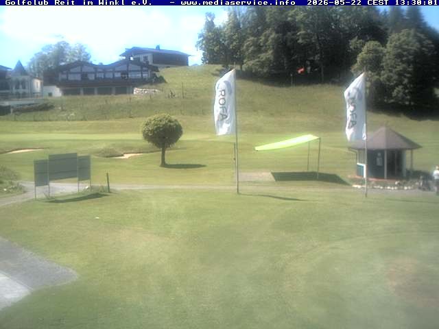 Archiv Foto Webcam Reit im Winkl: Golfplatz