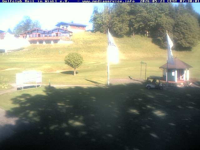 Archiv Foto Webcam Reit im Winkl: Golfplatz