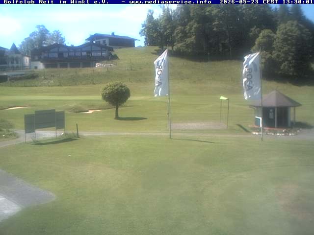 Archiv Foto Webcam Reit im Winkl: Golfplatz