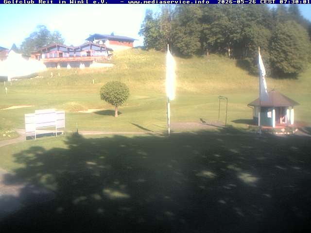 Archiv Foto Webcam Reit im Winkl: Golfplatz