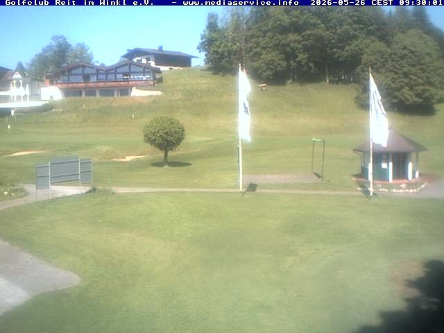 Archiv Foto Webcam Reit im Winkl: Golfplatz