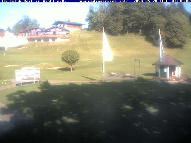 Archiv Foto Webcam Reit im Winkl: Golfplatz
