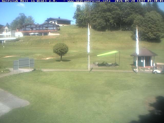 Archiv Foto Webcam Reit im Winkl: Golfplatz