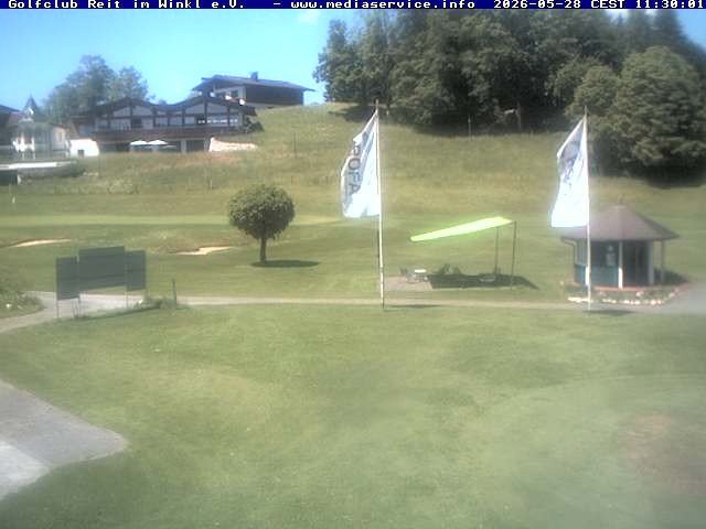 Archiv Foto Webcam Reit im Winkl: Golfplatz